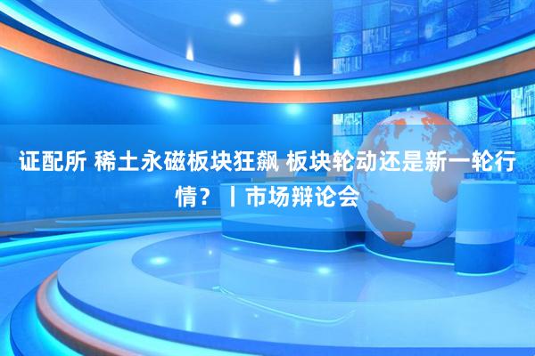 证配所 稀土永磁板块狂飙 板块轮动还是新一轮行情?丨市场辩论会